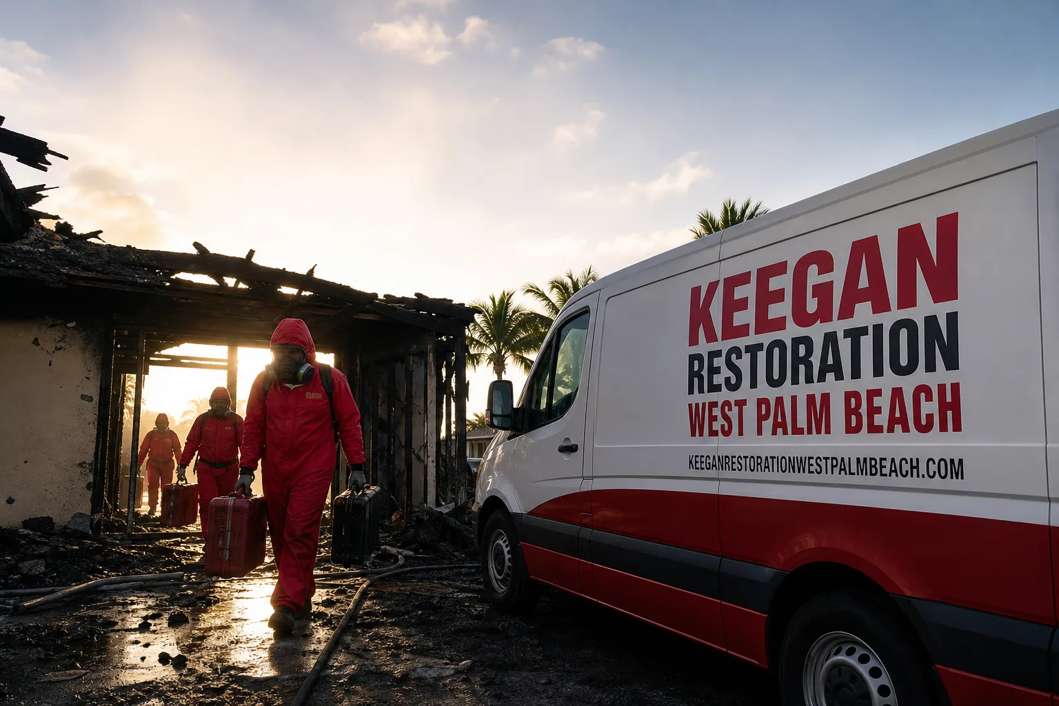 Keegan Restoration West Palm Beach damage restoration team